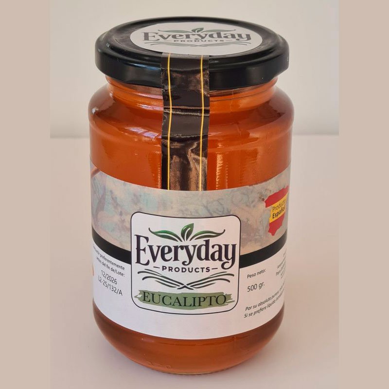 Bote miel fondo blanco